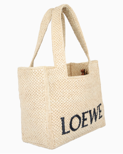 Bolsa Loewe Font Tote Ráfia