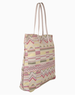 Bolsa Missoni Tote Chevron Colorida