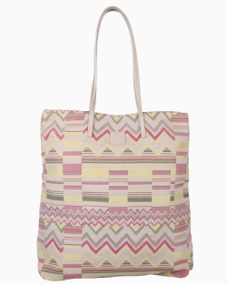 Bolsa Missoni Tote Chevron Colorida