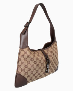Bolsa Gucci Vintage Jackie Canvas Monograma