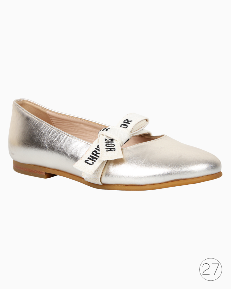 Sapatilha Infantil Dior Original Prata Feminina