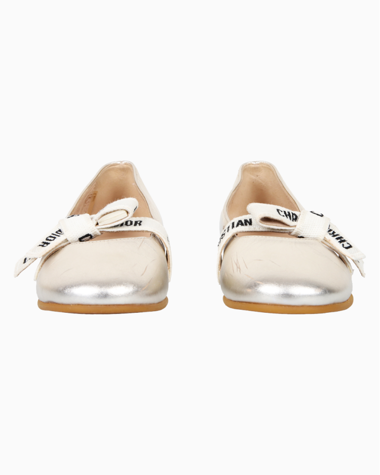 Sapatilha Infantil Dior Original Prata Feminina