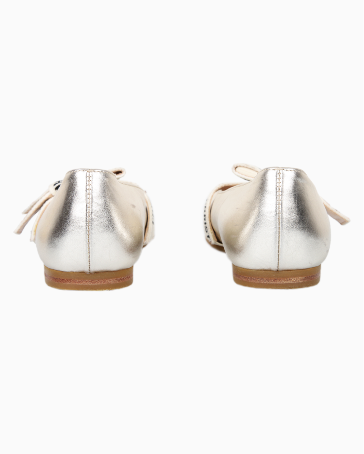 Sapatilha Infantil Dior Original Prata Feminina