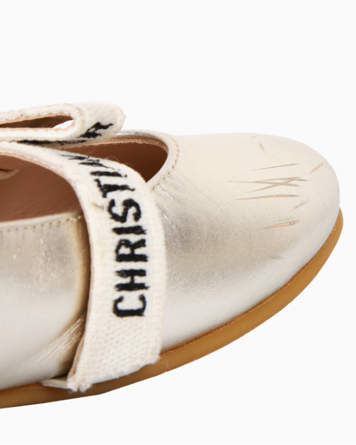 Sapatilha Infantil Dior Original Prata Feminina