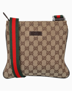 Bolsa Gucci GG Messenger Web Monograma
