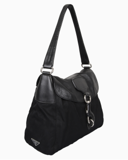 Bolsa Prada Nylon Shoulder Preta