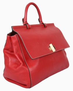 Bolsa Hugo Boss Couro Vermelha