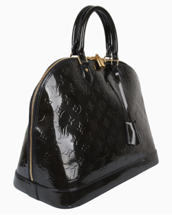 Bolsa Louis Vuitton Alma GM Verniz Verde Musgo