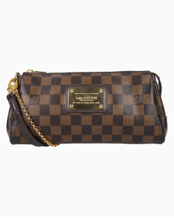Bolsa Louis Vuitton Eva Canvas Damier Ébène