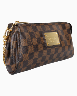 Bolsa Louis Vuitton Eva Canvas Damier Ébène