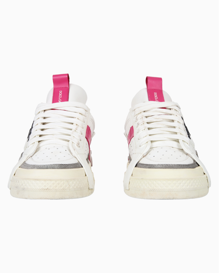 Tênis Dolce & Gabbana Original 2.Zero Rosa e Branco Feminino