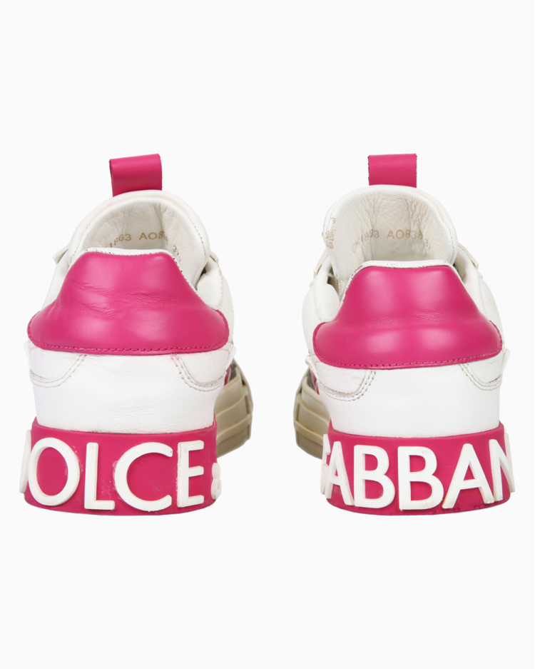 Tênis Dolce & Gabbana Original 2.Zero Rosa e Branco Feminino