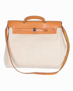 Bolsa Hermès Herbag GM 2-In-1 Canvas Off White