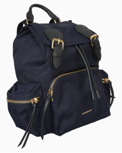 Mochila Burberry Nylon RuckSack Azul Marinho