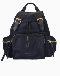 Mochila Burberry Nylon RuckSack Azul Marinho