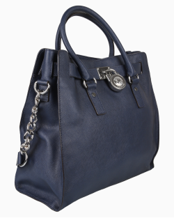 Bolsa Michael Kors Couro Tote Azul Marinho