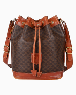 Bolsa Celine Vintage Bucket Macadam Monograma