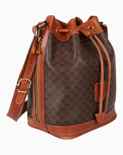 Bolsa Celine Vintage Bucket Macadam Monograma