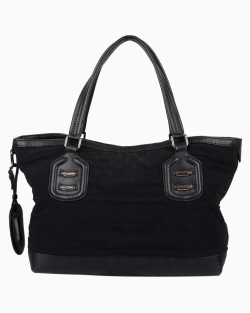 Bolsa Gucci Vintage GG Supreme Tote Preta