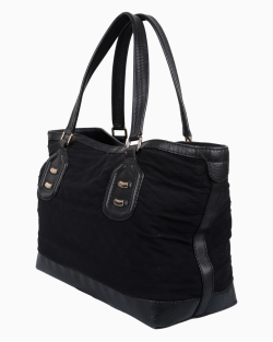 Bolsa Gucci Vintage GG Supreme Tote Preta