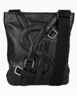 Bolsa Saint Laurent Vintage Vavin Messenger Preta