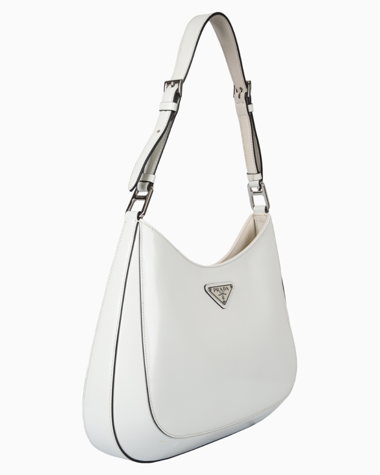 Bolsa Prada Original Cleo Branca Feminina