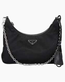 Bolsa Prada Re-Edition 2005 Re-Nylon Preta