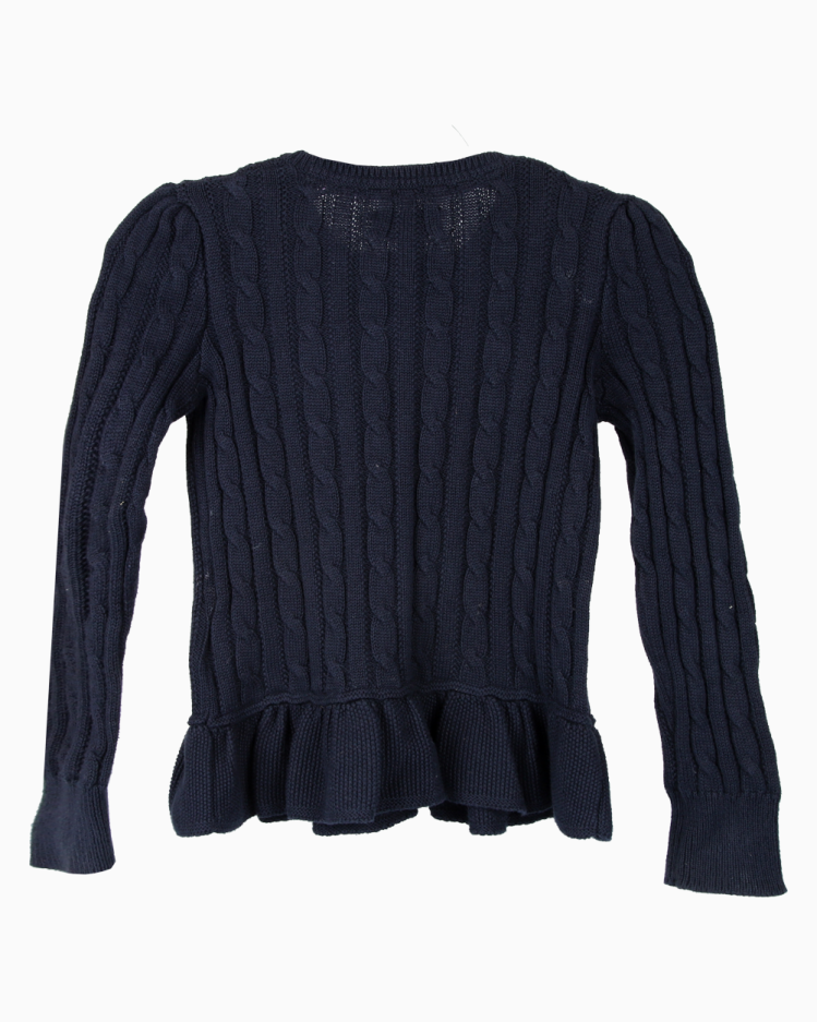 Cardigan Infantil Polo Ralph Lauren Original Azul Marinho