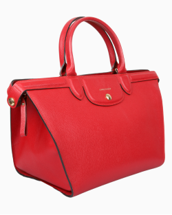 Bolsa Longchamp Heritage Vermelha