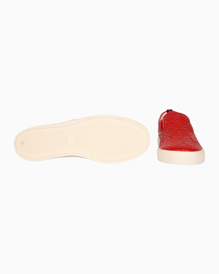 Tênis Gucci Original Slip On Matelassê GG Vermelho