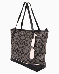 Bolsa Coach Signature Tote Preta