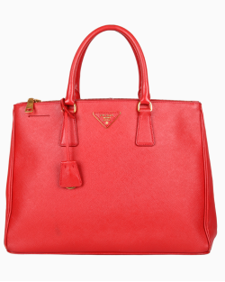 Bolsa Prada Galleria Saffiano Grande Vermelha