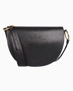 Bolsa Stella McCartney Half-Moon Preta
