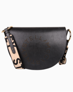 Bolsa Stella McCartney Half-Moon Preta