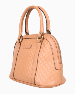 Bolsa Gucci MicroGuccissima Mini Dome Bege