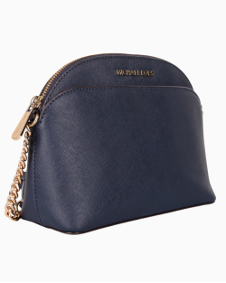 Bolsa Michael Kors Jet Set Crossbody Azul Marinho