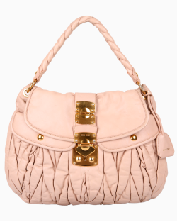 Bolsa Miu Miu Coffer Nude