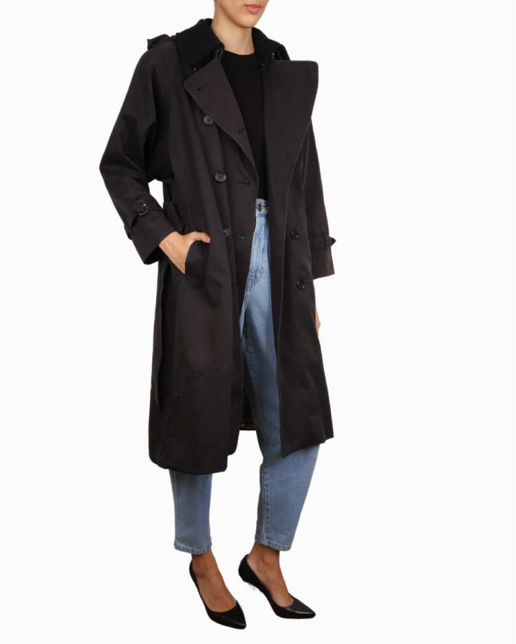 Casaco Burberry's Original Vintage Trench Coat Preto Feminino