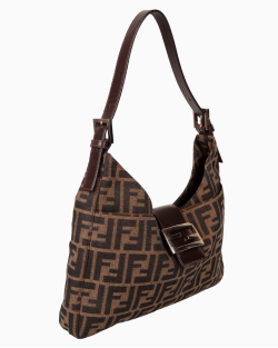 Bolsa Fendi Vintage Zucca Shoulder Monograma