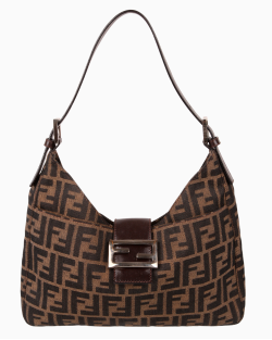 Bolsa Fendi Vintage Zucca Shoulder Monograma