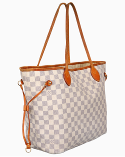 Bolsa Louis Vuitton Neverfull MM Damier Azur