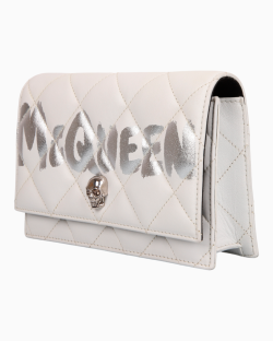 Bolsa Alexander McQueen Skull Branca