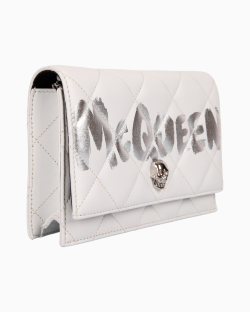Bolsa Alexander McQueen Skull Branca