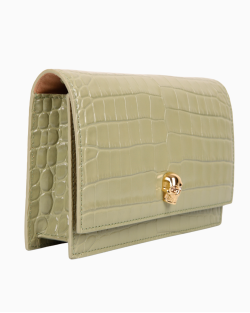 Bolsa Alexander McQueen Skull Verde