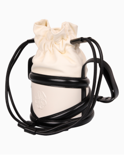 Bolsa Alexander McQueen The Curve Bucket Bicolor