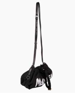 Bolsa Alexander McQueen Mini Bundle Grafitti Nylon Preta