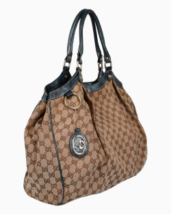 Bolsa Gucci Sukey Large Canvas GG Supreme