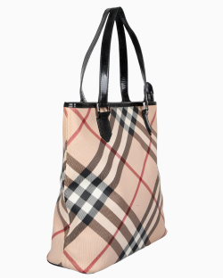 Bolsa Burberry Haymarket Check Tote Xadrez