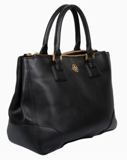 Bolsa Tory Burch Robinson Tote Preta
