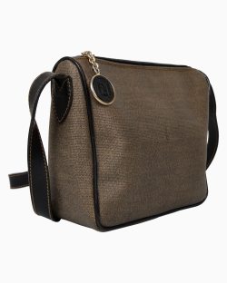 Bolsa Fendi Vintage Canvas Mesclada Preta